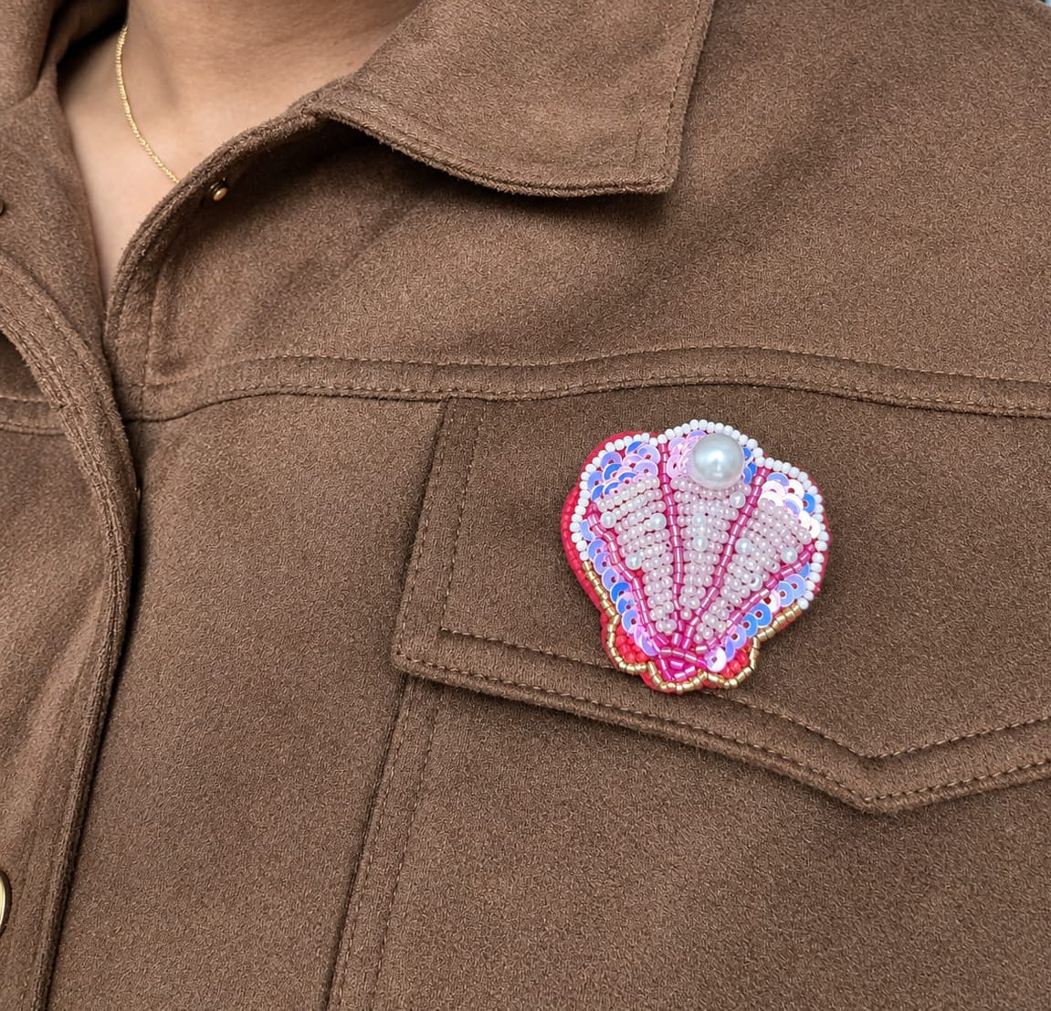 Broche Coquillage